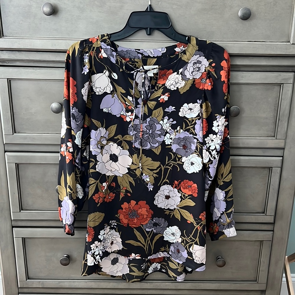 Women’s Loft tunic style 3/4 sleeve blouse